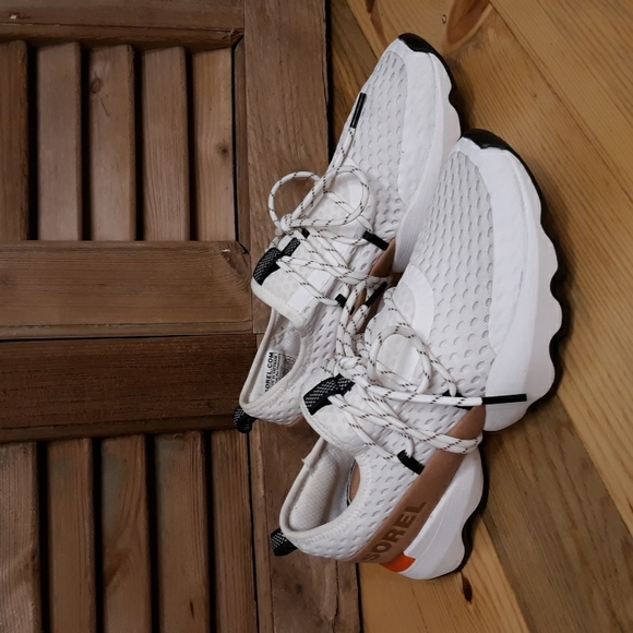 Sorel Shoes - SOREL Kinetic White Lace Up Sneakers